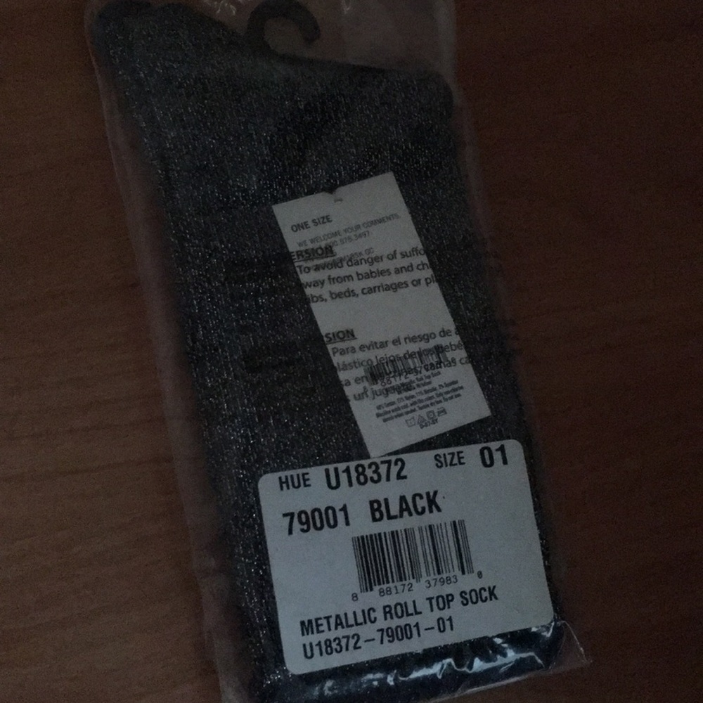 Shiny/ sparkly socks